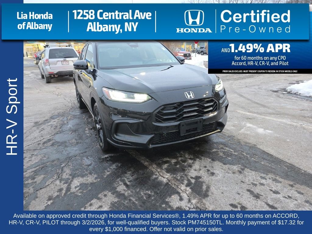 Certified 2023 Honda HR-V Sport image 1
