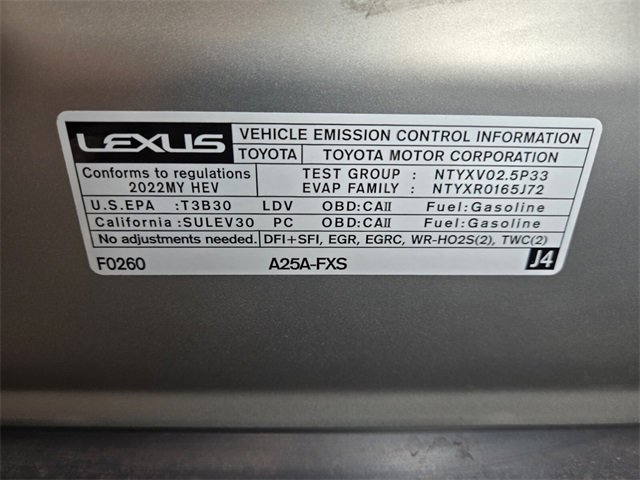 Certified 2022 Lexus ES 300h w/ Luxury Package image 28