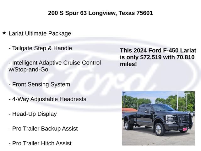Used 2024 Ford F450 Lariat w/ Lariat Ultimate Package AWD/4WD image 10