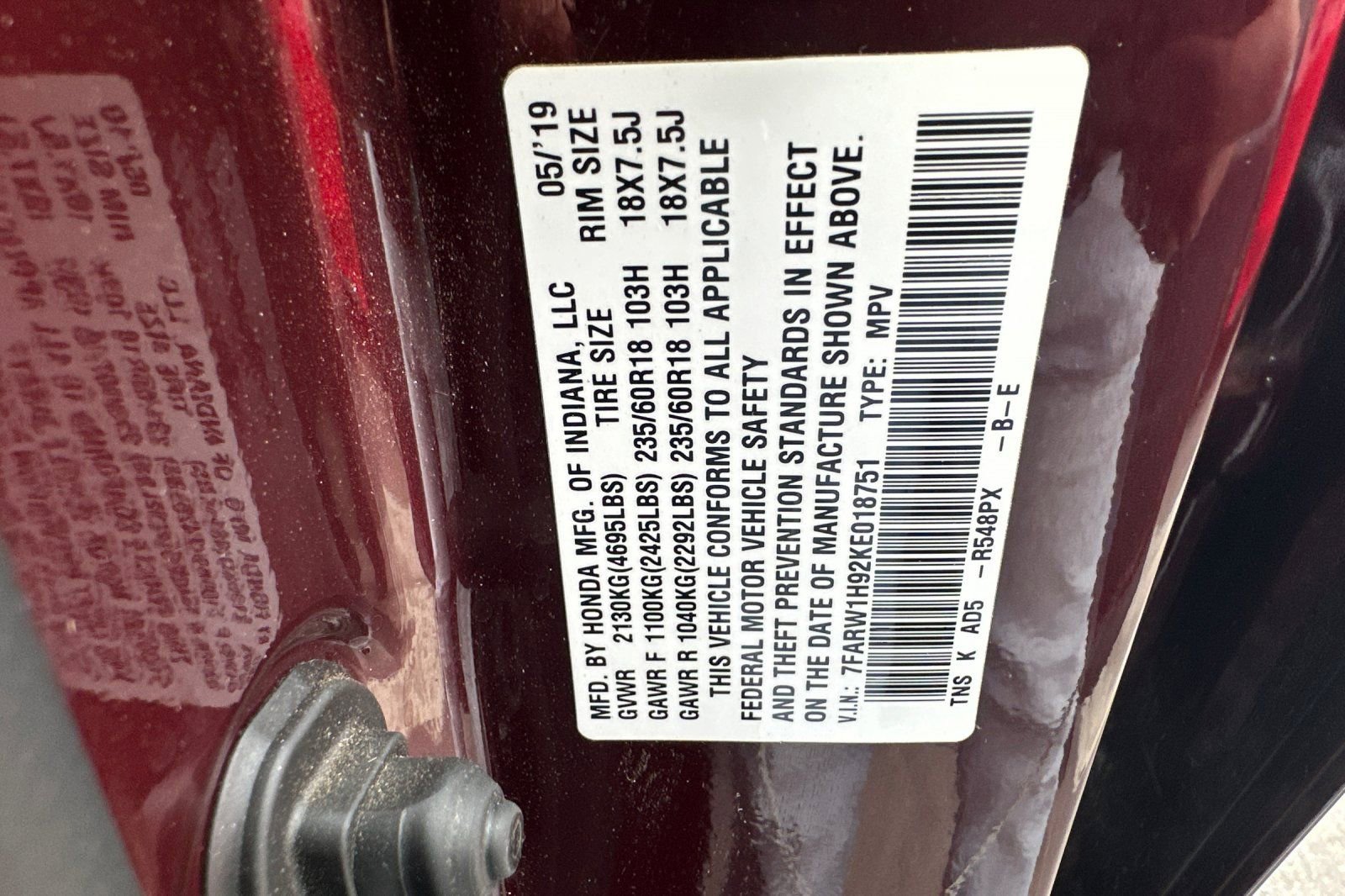 Used 2019 Honda CR-V Touring image 30