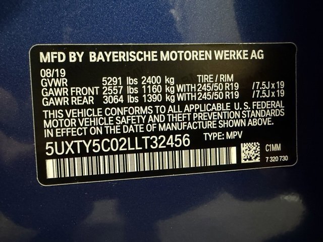 Used 2020 BMW X3 xDrive30i w/ M Sport Package 2 image 35