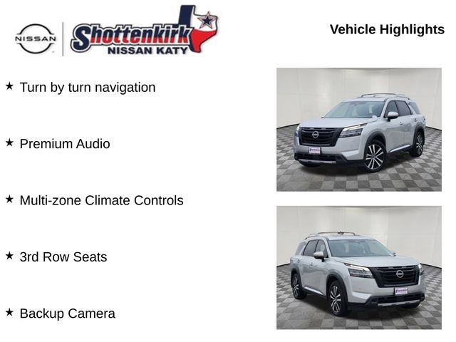 Used 2024 Nissan Pathfinder Platinum w/ Cargo Package FWD image 12