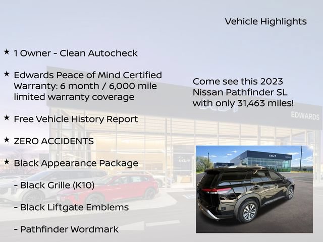 Used 2023 Nissan Pathfinder SL w/ Black Appearance Package AWD/4WD image 11
