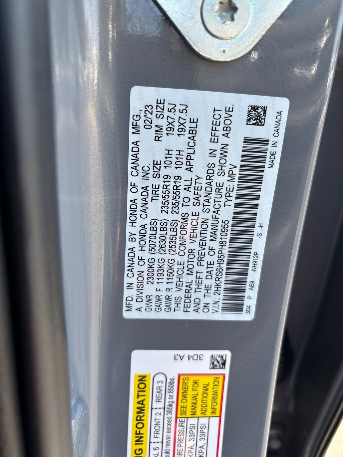 Certified 2023 Honda CR-V Sport Touring image 34