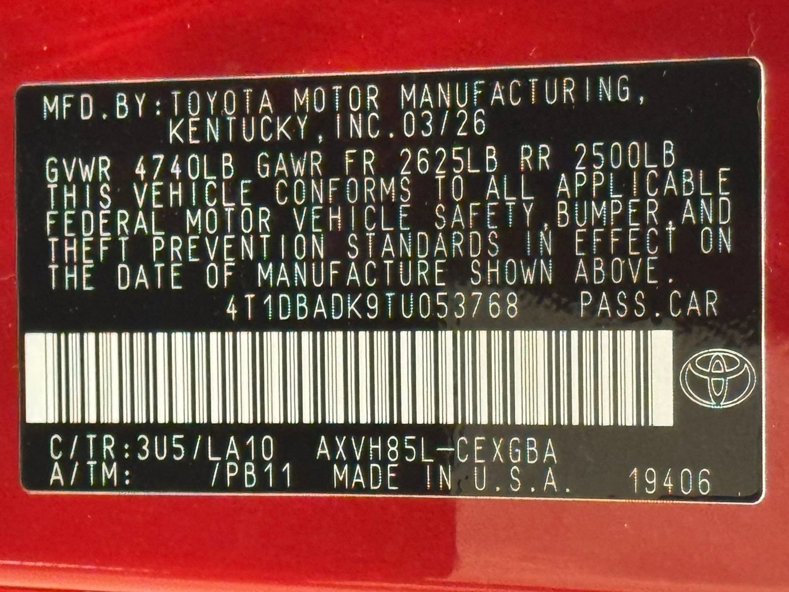 New 2026 Toyota Camry XLE AWD/4WD image 19