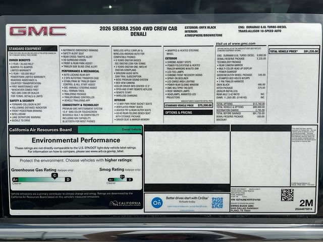 New 2026 GMC Sierra 2500 Denali w/ Denali Reserve Package AWD/4WD image 21