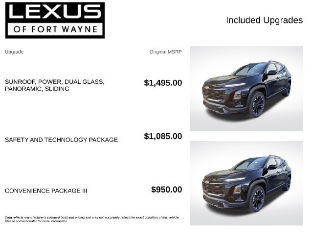 Used 2025 Chevrolet Equinox RS w/ Safety and Technology Package AWD/4WD image 4