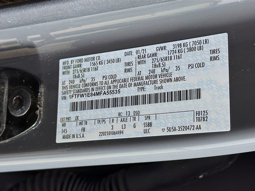 Used 2021 Ford F150 XLT w/ Equipment Group 302A High AWD/4WD image 41