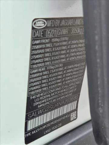 Certified 2022 Land Rover Range Rover Sport SE AWD/4WD image 22