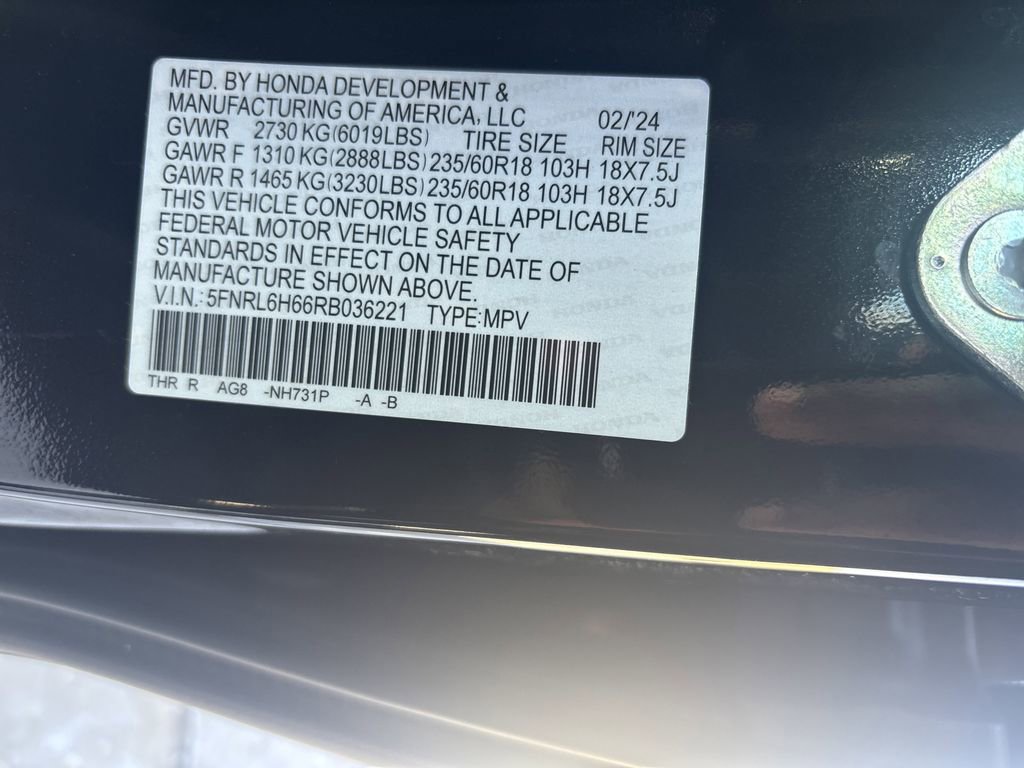 Used 2024 Honda Odyssey EX-L image 38