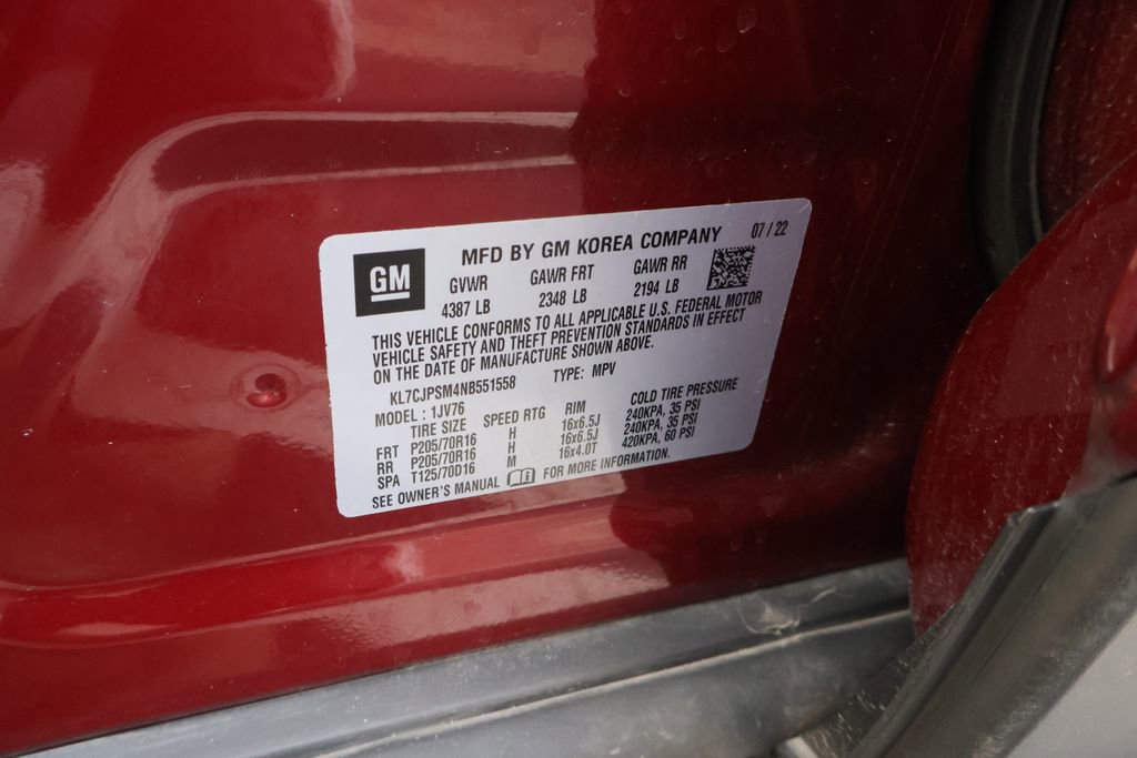 Used 2022 Chevrolet Trax LT w/ LT Convenience Package image 48