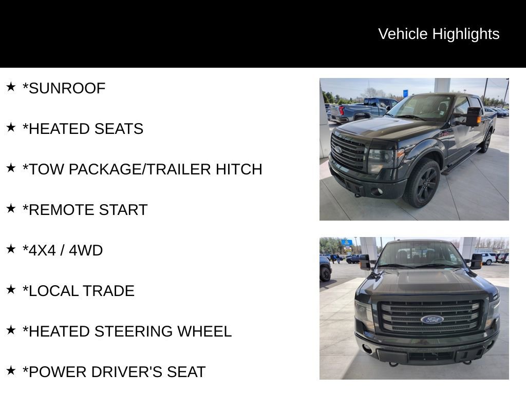 Used 2014 Ford F150 FX4 w/ Equipment Group 402A Luxury AWD/4WD image 4