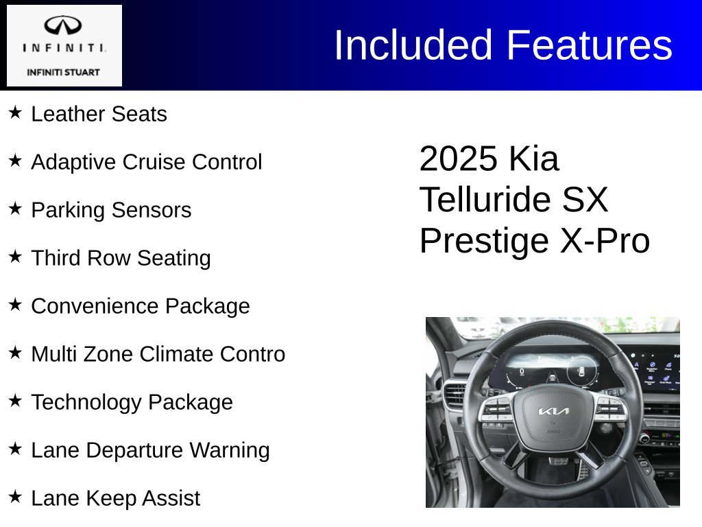 Used 2025 Kia Telluride SX Prestige X-Pro AWD/4WD image 3