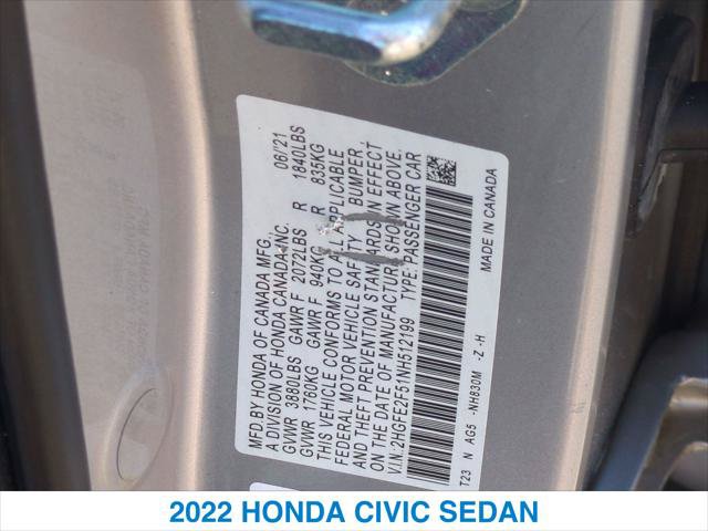 Used 2022 Honda Civic Sport image 26