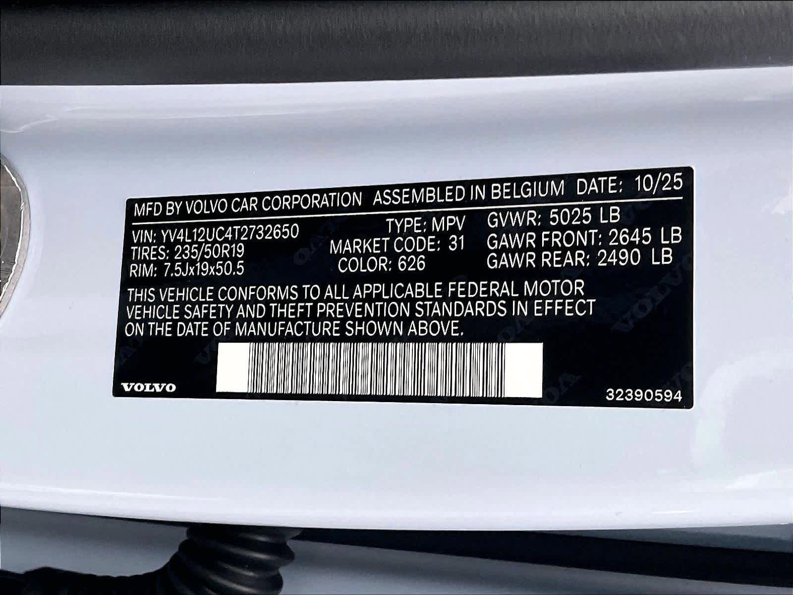 New 2026 Volvo XC40 B5 Plus w/ Protection Package Premier AWD/4WD image 35