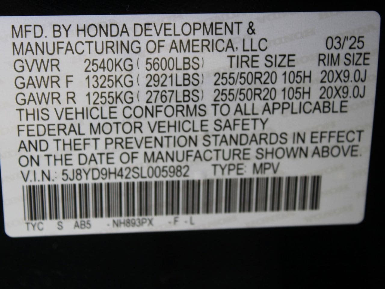 Certified 2025 Acura MDX FWD w/ Technology Package image 44