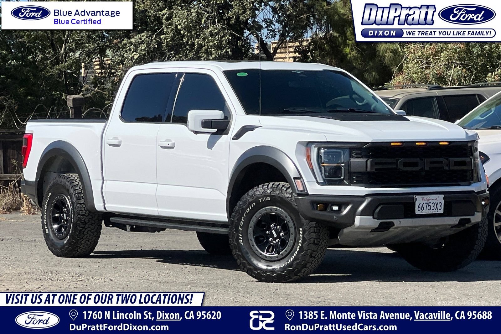Certified 2023 Ford F150 Raptor w/ Raptor Carbon Fiber Package