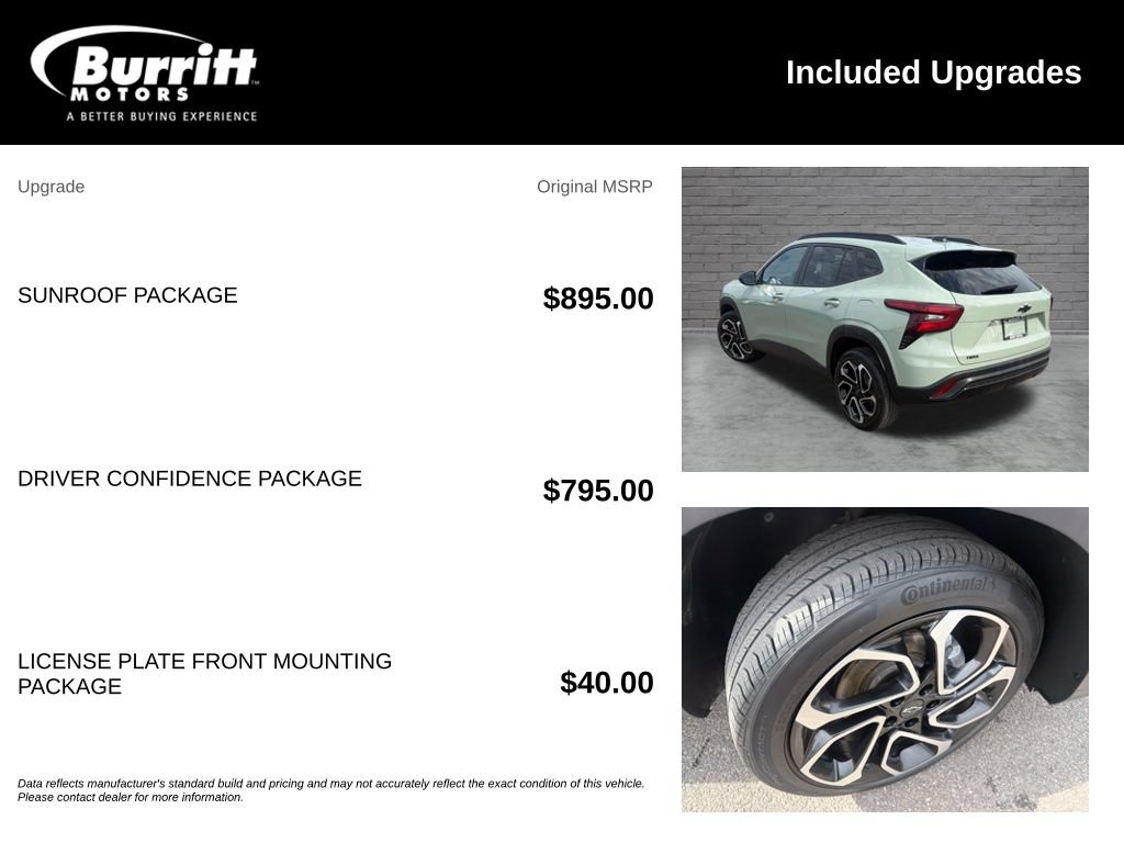 Used 2024 Chevrolet Trax RS FWD image 3