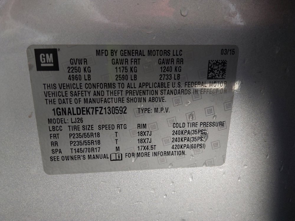 Used 2015 Chevrolet Equinox LTZ image 33