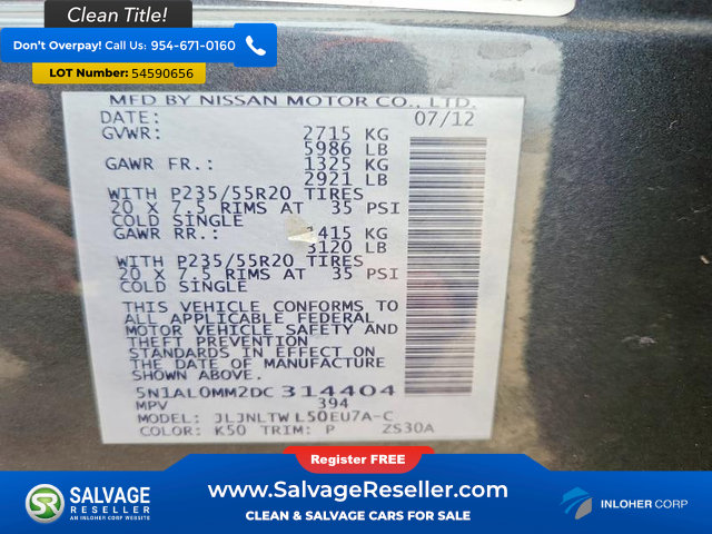 Used 2013 INFINITI JX35 AWD w/ Premium Pkg image 17