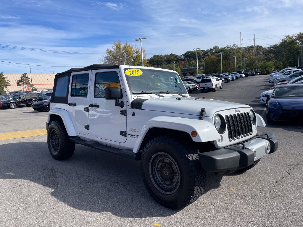 Used 2015 Jeep Wrangler Unlimited Sahara w/ Dual Top Group AWD/4WD image 7