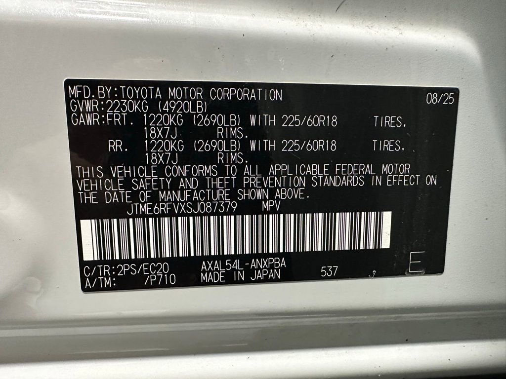 Used 2025 Toyota RAV4 XSE w/ Weather Package image 11