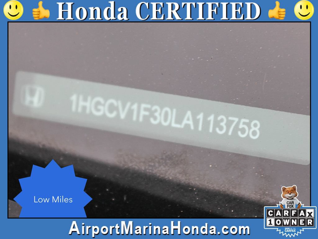 Certified 2020 Honda Accord Sport image 28