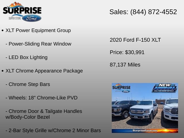Used 2020 Ford F150 XLT w/ Equipment Group 302A Luxury AWD/4WD image 18