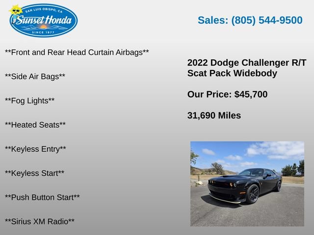 Used 2022 Dodge Challenger R/T Scat Pack RWD image 10