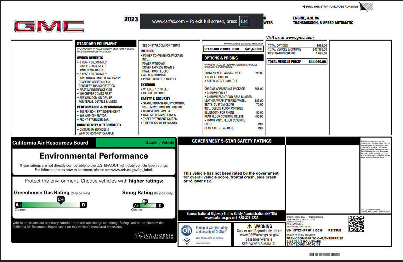 Used 2023 GMC Savana 3500 Extended w/ Driver Convenience Package image 8