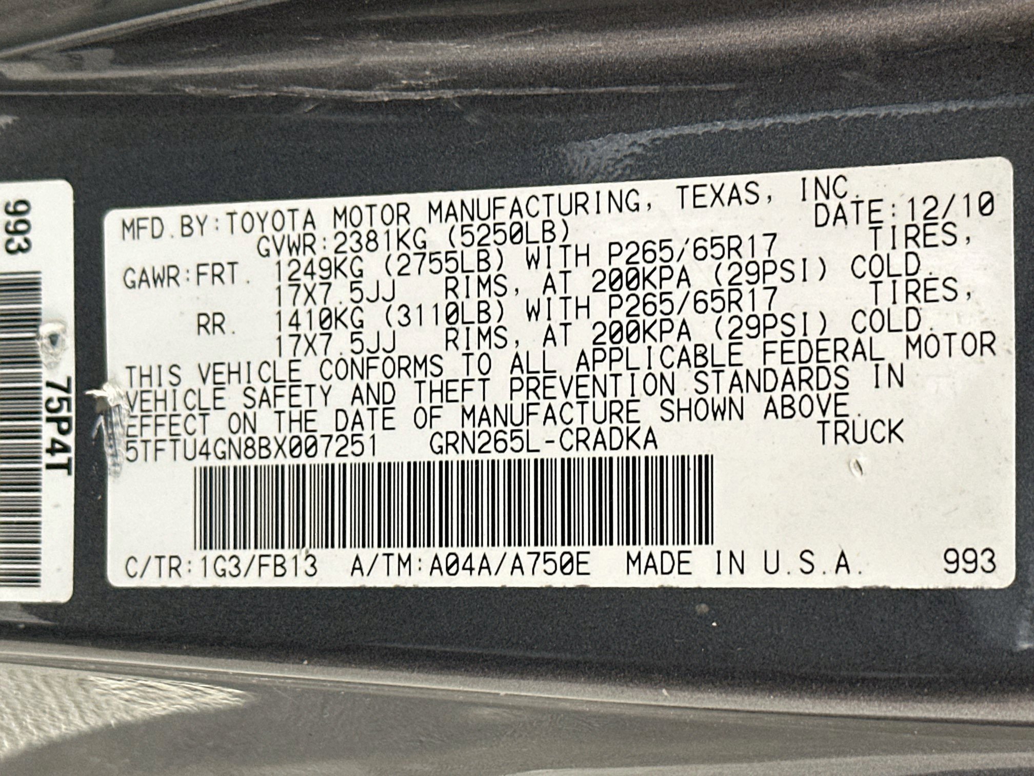 Used 2011 Toyota Tacoma PreRunner w/ TRD Sport Pkg RWD image 29