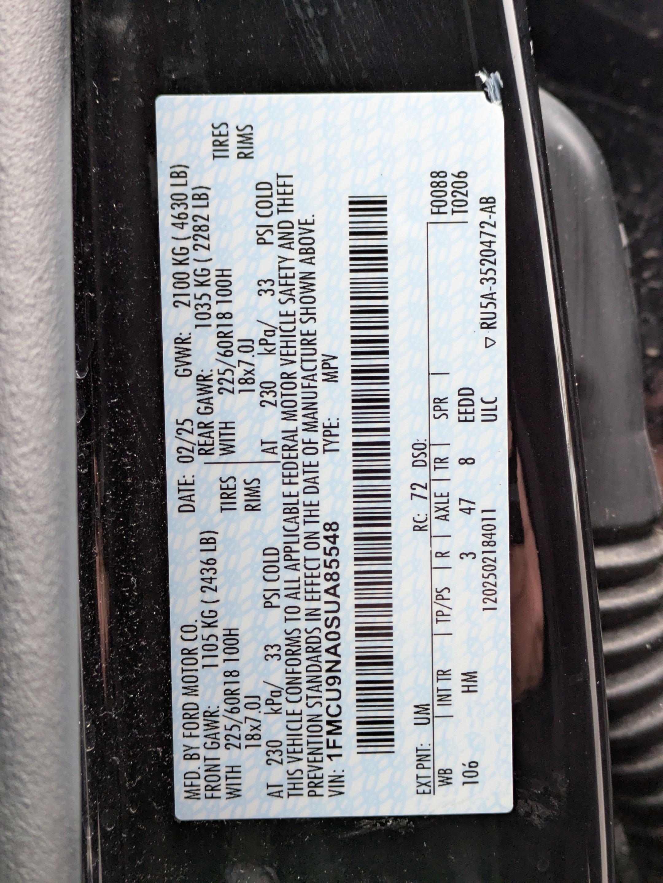 Used 2025 Ford Escape ST-Line Select image 24