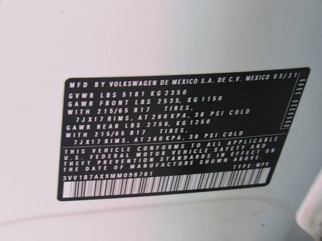 Used 2021 Volkswagen Tiguan S image 21