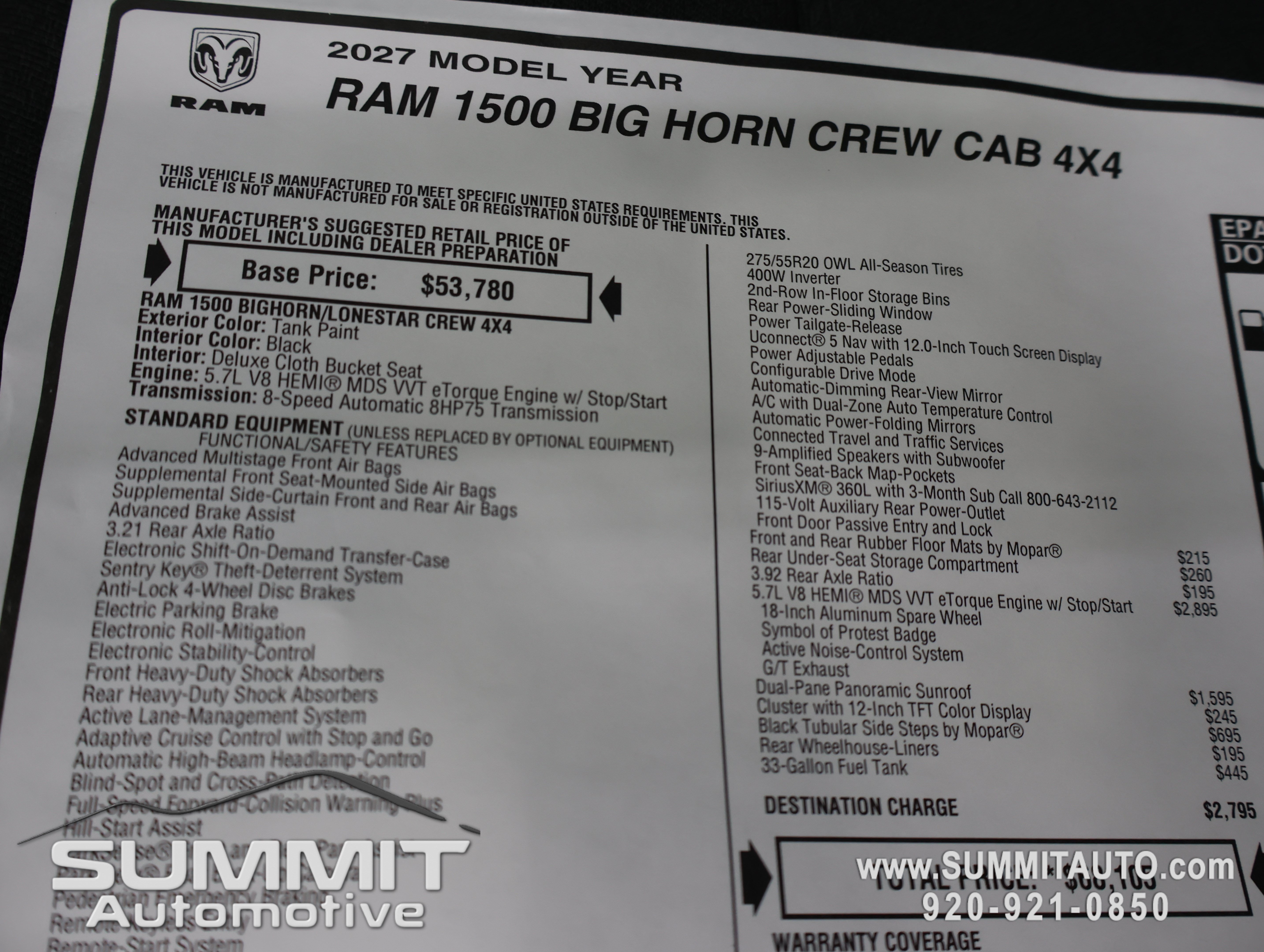 New 2027 RAM 1500 Big Horn AWD/4WD image 40