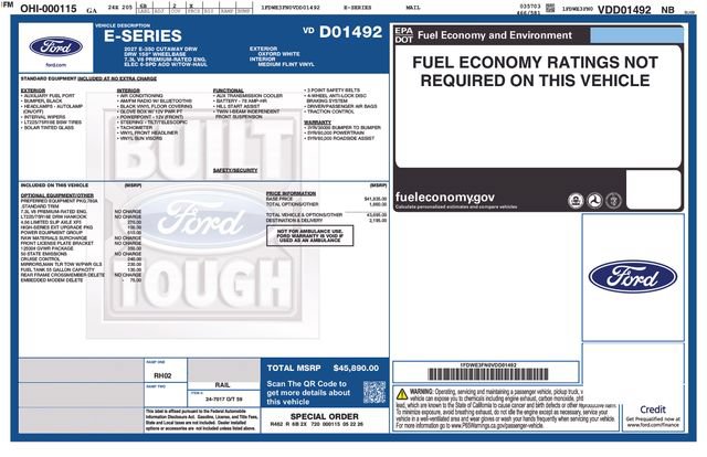 New 2027 Ford E-350 and Econoline 350 Super Duty w/ Power Equipment Group RWD image 4