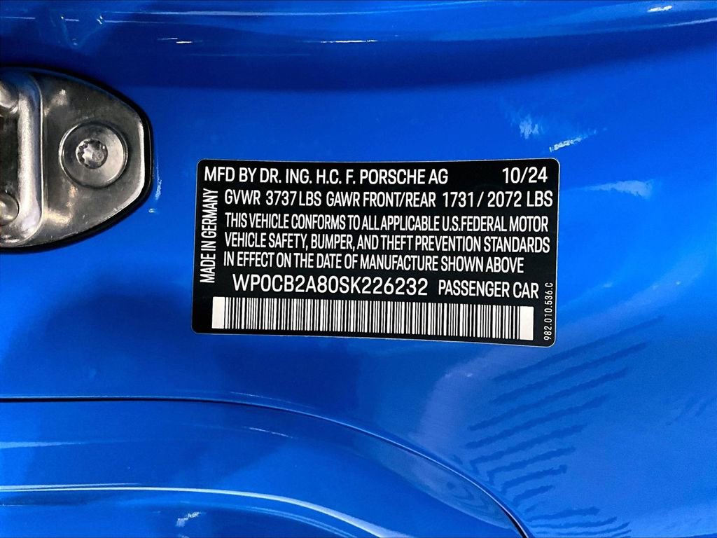 Certified 2025 Porsche 718 Boxster S image 35