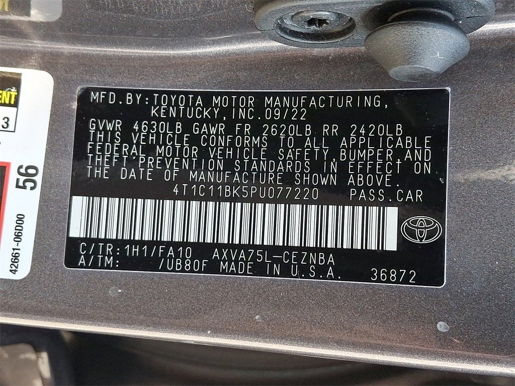 Certified 2023 Toyota Camry LE image 26