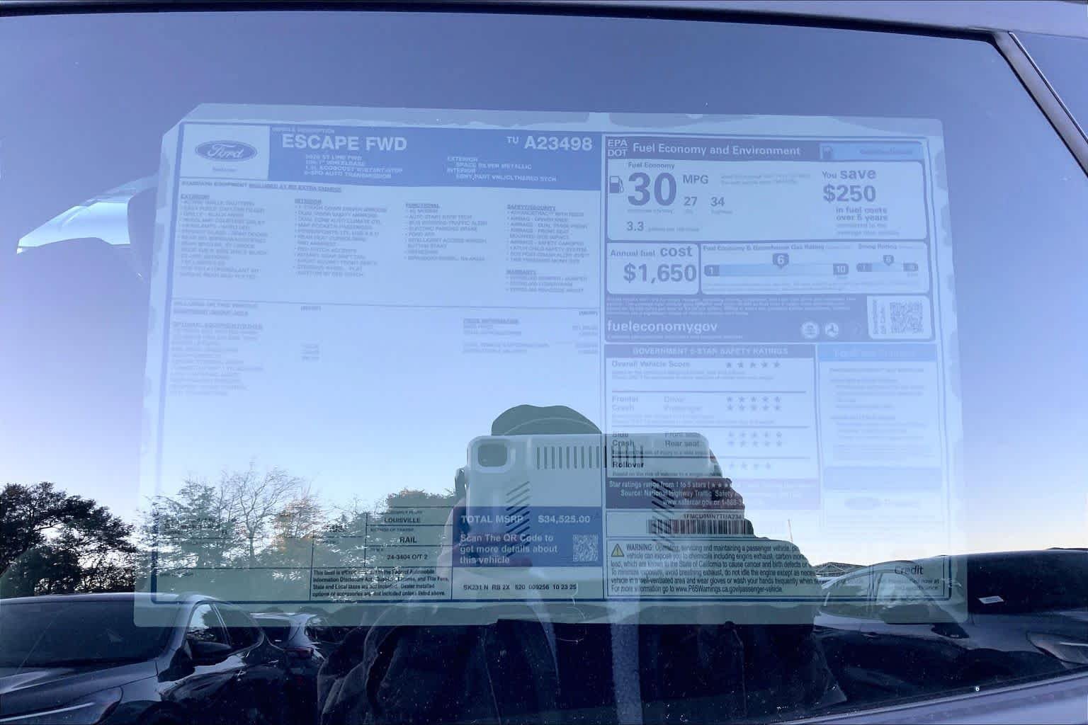 New 2026 Ford Escape ST-Line w/ Tech Pack #1 image 17