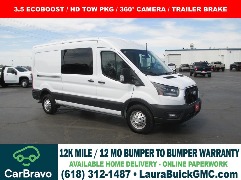 Used 2025 Ford Transit 250 148 Medium Roof Extended AWD w/ Load Area Protection Package image 1