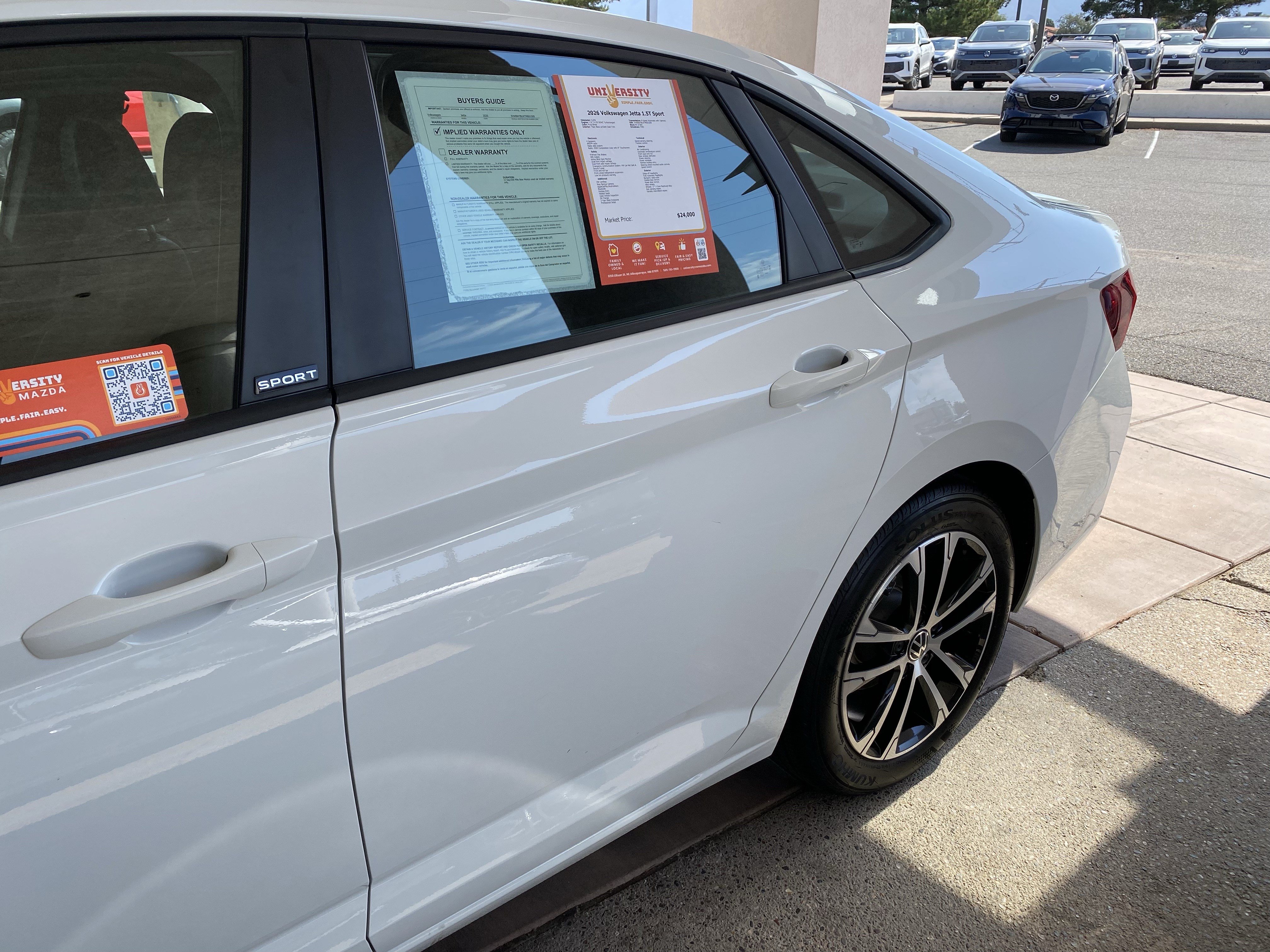Certified 2026 Volkswagen Jetta Sport FWD image 52
