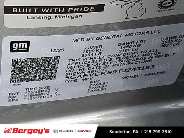 New 2026 Buick Enclave Avenir w/ Super Cruise Package image 25