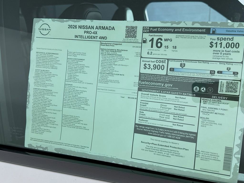 New 2026 Nissan Armada PRO-4X image 13