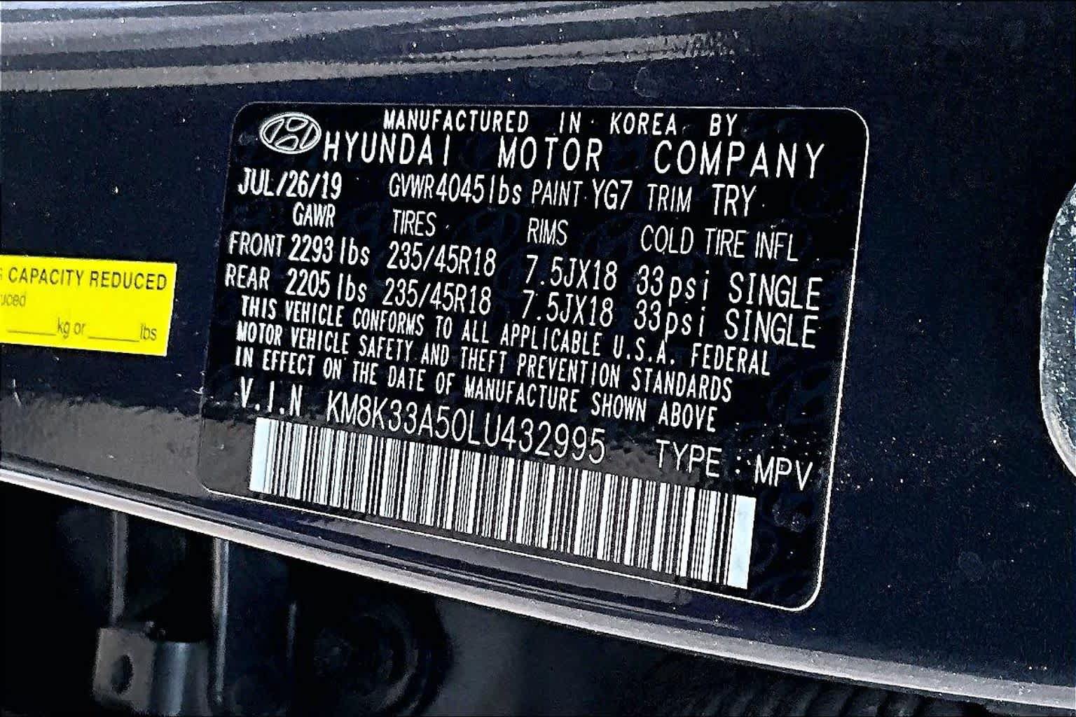 Used 2020 Hyundai Kona Limited FWD image 35