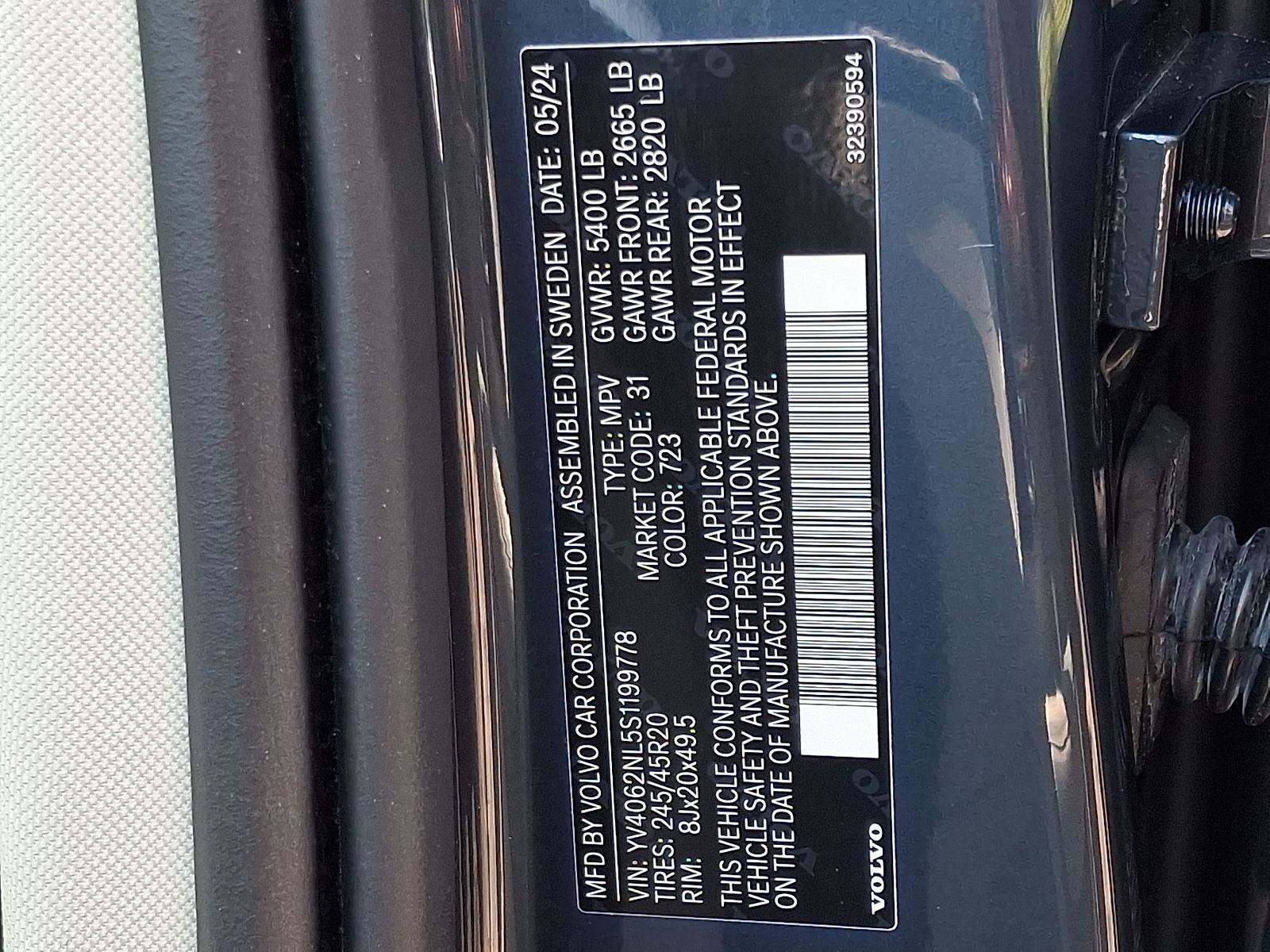 Certified 2025 Volvo V90 B6 Cross Country Ultra AWD/4WD image 26