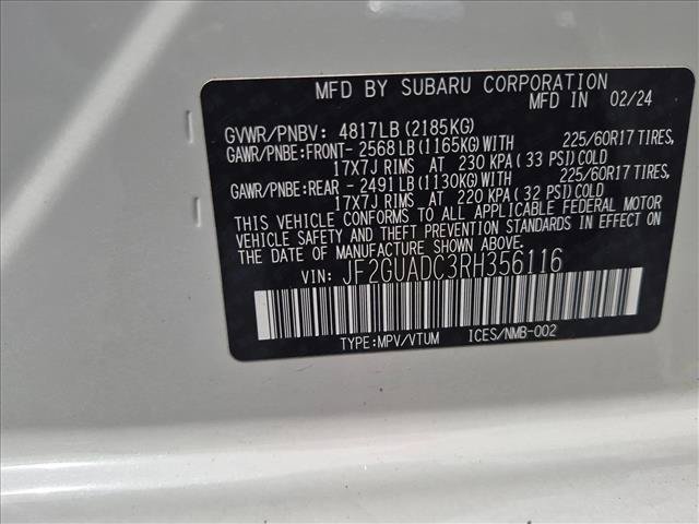 Used 2024 Subaru Crosstrek 2.0i Premium AWD/4WD image 29
