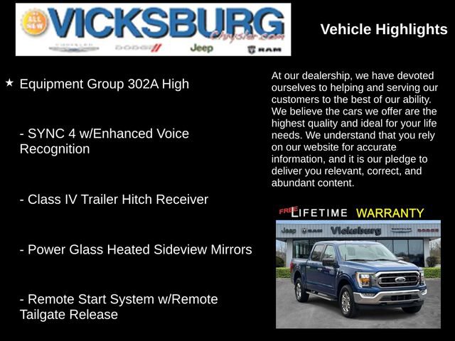 Used 2022 Ford F150 XLT w/ Equipment Group 302A High AWD/4WD image 25
