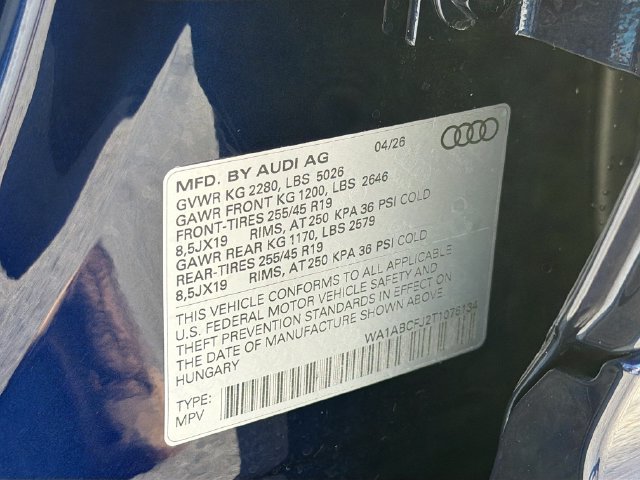 New 2026 Audi Q3 quattro 2.0T AWD/4WD image 41