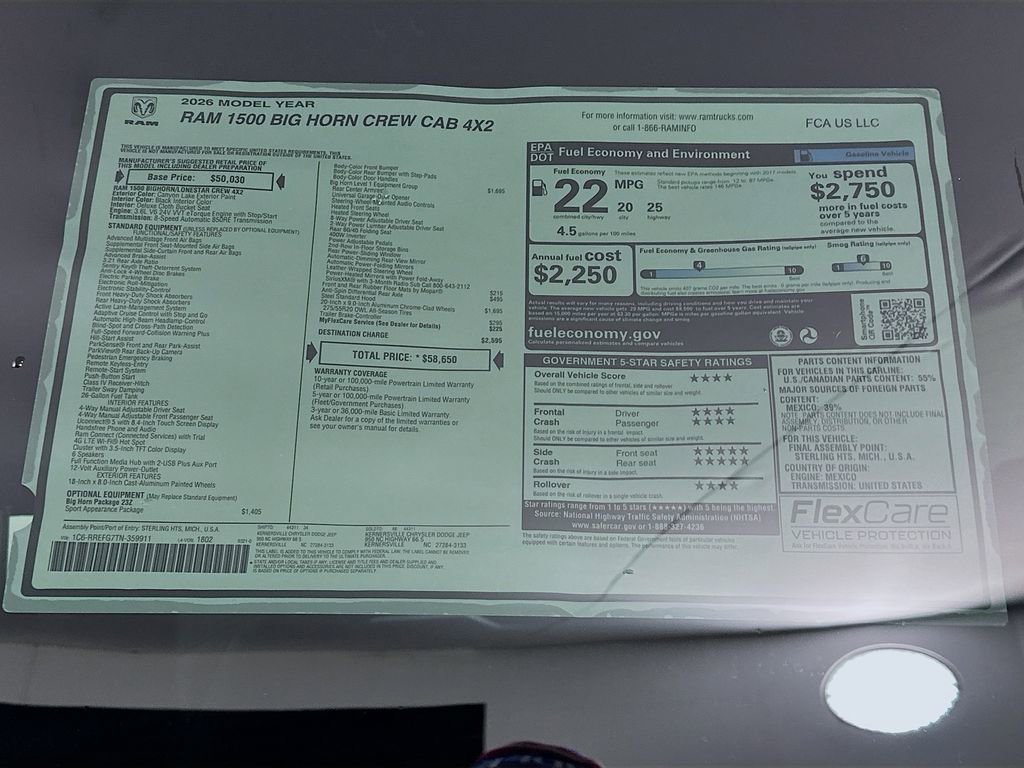 New 2026 RAM 1500 Big Horn image 21