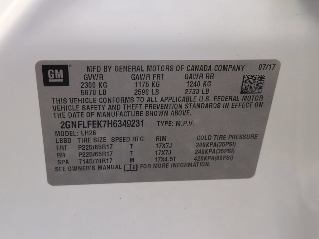 Certified 2017 Chevrolet Equinox LT w/ Convenience Package AWD/4WD image 29