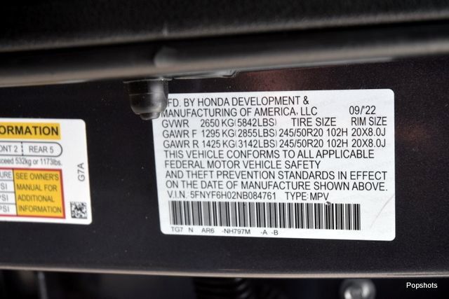 Used 2022 Honda Pilot Elite image 28